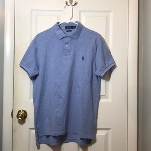 Blue | Custom Fit | Large Polo Shirt